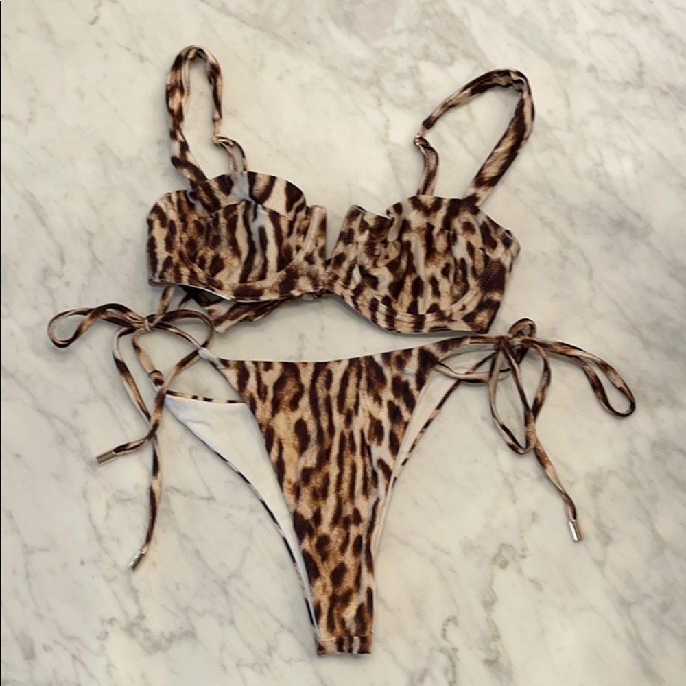 Monday Swimwear leopard bikini